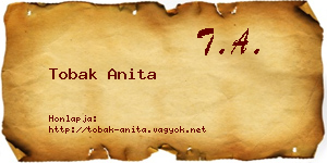 Tobak Anita névjegykártya